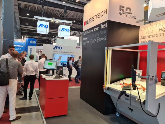 Messestand Automotive Testing Expo 2023